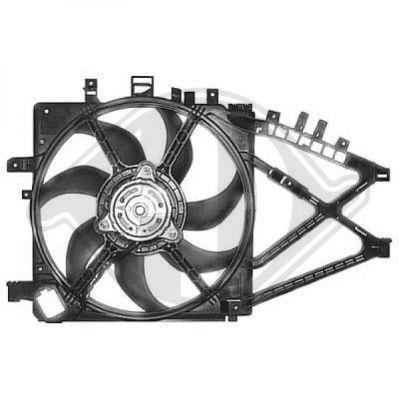 FAN MOTORU DAVLUMBAZLI TEKLI FAN (4 FISLI) OPEL CORSA C 1.3 CDTI AC + 2004-2006  1341388