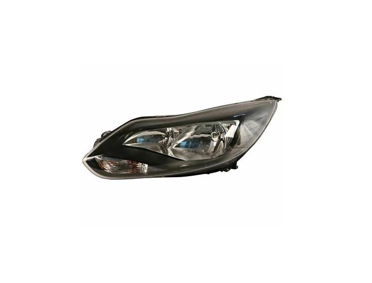 FAR LAMBA FORD FOCUS 12-14 MOTORLU SİYAH AMPULLÜ SOL