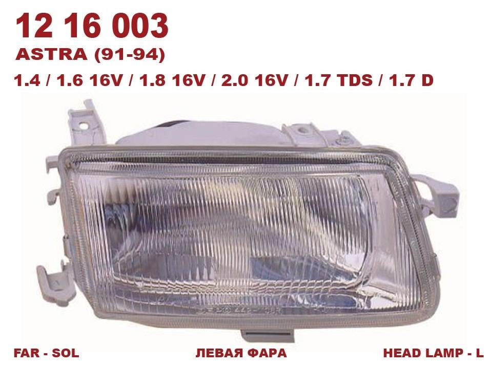 FAR SOL MANUEL ASTRA F 91-94 90487445 442-1106L-LD-E