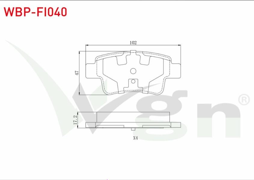 FREN BALATA ARKA FIAT G.PUNTO (199) 1.4 2005-2012/ LINEA (323) 1.6 MJT 2007- / G.PUNTO (199) 1.4 T-JET 2005-2012/ G.PUNTO (199) 1.3 MJT 2005-2012/ PUNTO (199) 1.3 MJT 2012-/ CORSA D 1.7 CDTI 2006-2014