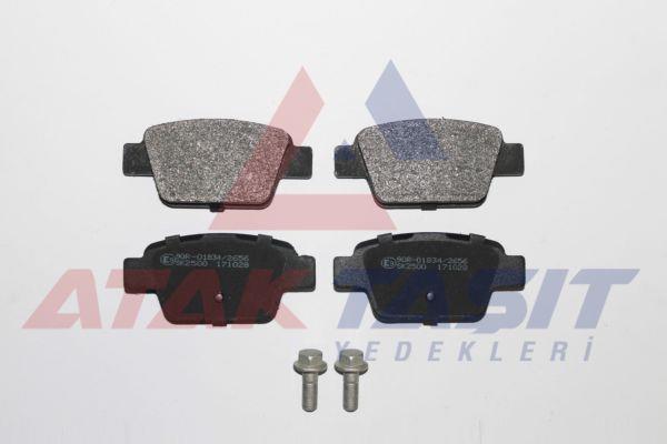 FREN BALATA ARKA FIAT LINEA 1.4 T-JET 2007-/ BRAVO II (198) 1.6 MJT 2006-/ STILO 1.6 16v 2001-2010/ BRAVO II 1.6 2006-/ALFA ROMEO MITO 1.4 T 2008-/ MITO (955) 1.6 JTD 2008-/