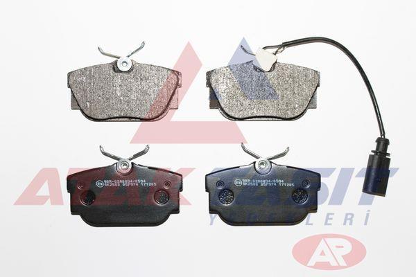 FREN BALATA ARKA FISLI VOLKSWAGEN TRANSPORTER IV (70XB,70XC,7DB,7DW) 2.4 D 1990-2003 / TRANSPORTER IV 2.5 TDI 1990-2003 / TRANSPORTER IV 1.9 D 1990-2003 / TRANSPORTER IV 2.5 D 1990-2003