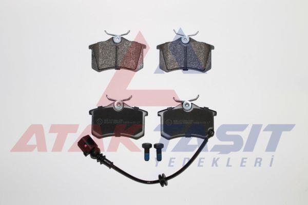 FREN BALATA ARKA FISLI VW POLO (9N_) 1.6i 16v 2001-2012/ 1.4 TDI 2001-2012/ 1.4i 16v 2001-2012/ 1.9 TDI 2001-2012/ A3 (8P1) 1.6 2003-2012/ 1.8 T 2003-2012/ A1 (8X1) 1.4 TFSI 2010-