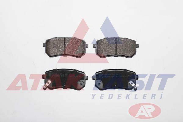 FREN BALATA ARKA IKAZLI HYUNDAI I10 (PA) 1.1i 12v 2008-2013 / I10 (BA) 1.0 D-CVVT 2013- / I10 (BA) 1.2 D-CVVT 2013- / KIA PICANTO (BA) 1.25 2004-2011 / PICANTO (BA) 1.1i 2004-2011