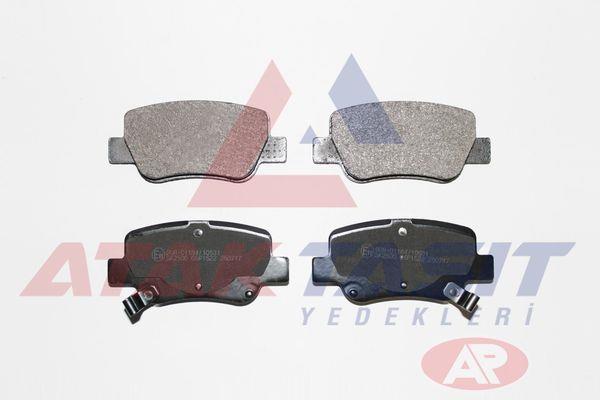 FREN BALATA ARKA IKAZLI TOYOTA AVENSIS (T27) 1.6i 2009- / AVENSIS (T27) 1.8i 2009- / AVENSIS (T27) 2.0 D 2009- / AVENSIS (T27) 2.0 D-4D 2009-