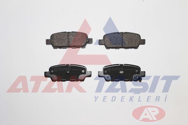FREN BALATA ARKA NISSAN QASHQAI 1.5 DCI 2007-2014/ QASHQAI 1.6i 2007-2014/ QASHQAI 2.0 DCI 2007-2014/ X-TRAIL 2.0 DCI 2007-2013/  X-TRAIL 2.0i 2007-2013/RENAULT KOLEOS 2.0 DCI 2008-2014
