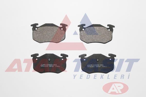 FREN BALATA ARKA PEUGEOT 206 (2A/C) 1.6i 16v 1998-2006/ 1.6 HDI 1998-2006/ 2.0 HDI 1998-2006/ 2.0 GTI 1998-2006 / 205 1.9 GTI 1983-1998 / CITROEN ZX (N2) 1.6 1991-1997