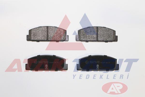 FREN BALATA ARKA TEL DELIKLI MAZDA 323 VI (BJ) 1.4i 16v 1998-2004/ 1.5i 16v 1998-2004/ 1.6i 1998-2004/ 2.0i 1998-2004/ MAZDA 6 (GG,GY) 2.0i 2002-2007/ MAZDA 6 (GH) 2.0i MRZ 2007-2012
