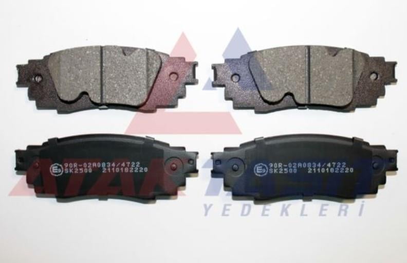 FREN BALATA ARKA TOYOTA C-HR 1.2 T - 1.8 Hybrid 2016-/ LEXUS RX (_L2_) 2.0 T - 3.5 T 2015- / NX (_Z1_) 2.5 2014-