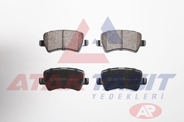 FREN BALATA ARKA VOLVO XC70 II 2.4 D5 2007-/ S80 II 2.4 D 2006-/ S80 II 3.0i T6 2006-/ V70 III 2.0 D 2006-/ S60 II 2.0 2010-/ S60 II 1.6 D 2010-/ L.ROVER EVOQUE 2.0 4X4 2011-/ EVOQUE 2.2 4X4 2011-