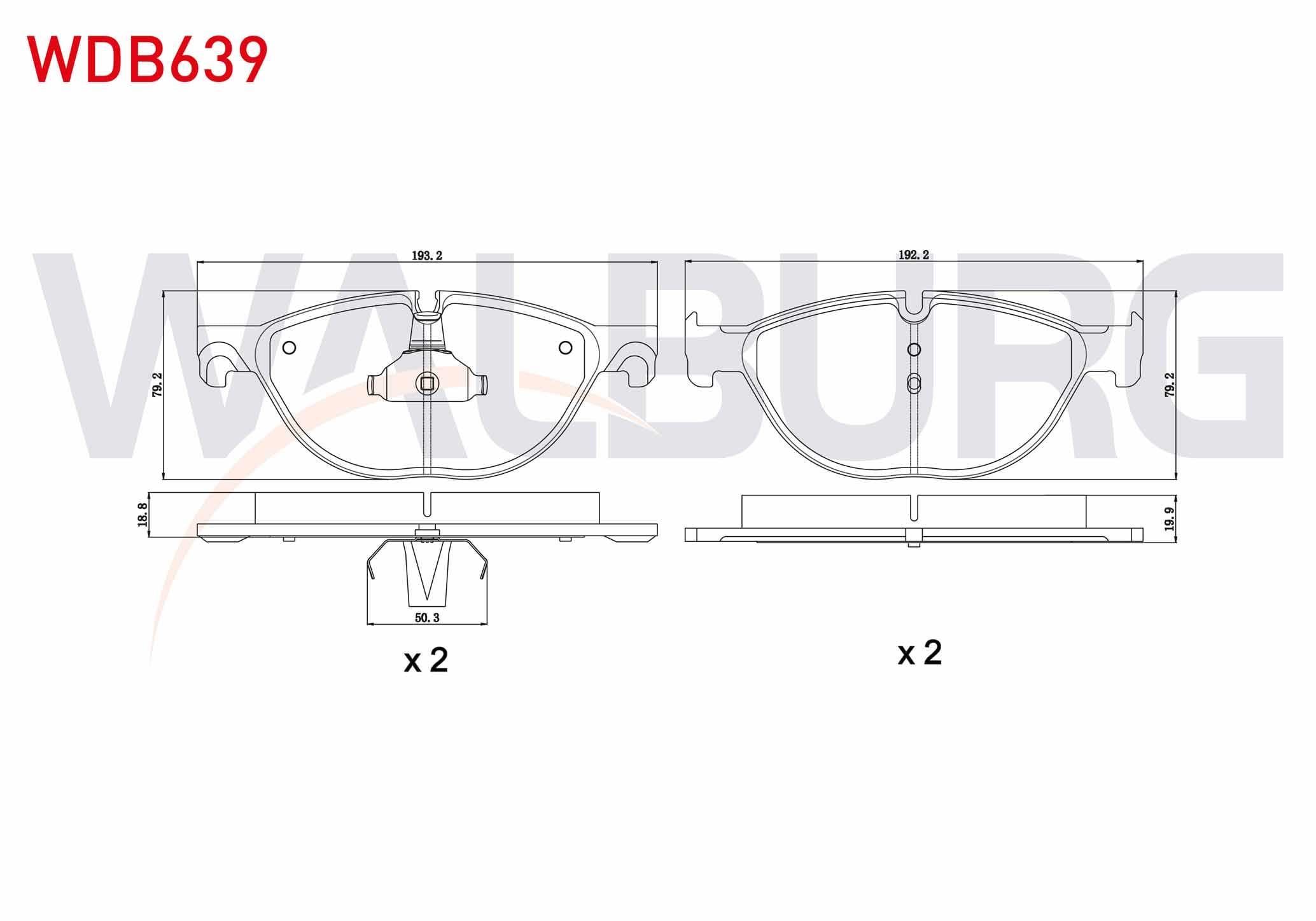 FREN BALATA ON BMW 5 SERISI (F10) 535 D 2010- / (F10) 530 D 2010- / (F10) 535 i 2010-/ 7 SERISI 730 i 2009-/ 740 i 2009-/ 6 SERISI (F13) 640 i 2010-/
