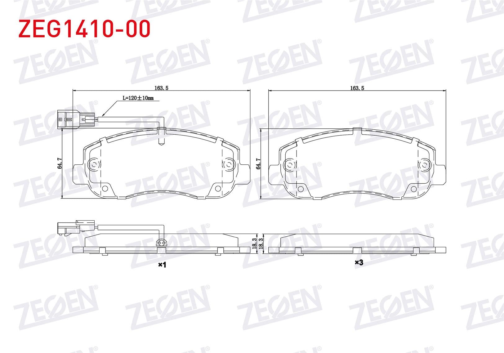 FREN BALATA ON FISLI RENAULT MASTER III (FV) 2.3 DCI 2010- / MASTER III (FV) 2.5 DCI 2010- / OPEL MOVANO B 2.3 DCI 2010-