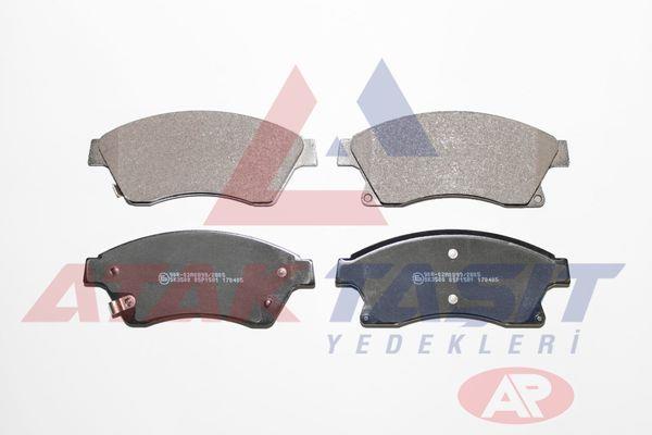 FREN BALATA ON IKAZLI OPEL ASTRA J 1.3 CDTI 15 JANT 19.00mm 2009-2016 / 1.4i 2009-2016 / 1.6i 2009-2016 /CHEVROLET CRUZE (J300) 1.6 2009-2014 /CRUZE (J305) 1.6 2011-2014/AVEO (T300) 1.2 16v 2011-2014