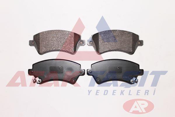 FREN BALATA ON IKAZLI TOYOTA COROLLA 1.4 VVT-I 2002-2007/ 1.6 VVT-I 2002-2007/ 1.4 D-4D 2002-2007/ COROLLA VERSO 1.6 2004-2009/ 1.8 2004-2009/ 2.0 D-4D 2004-2009