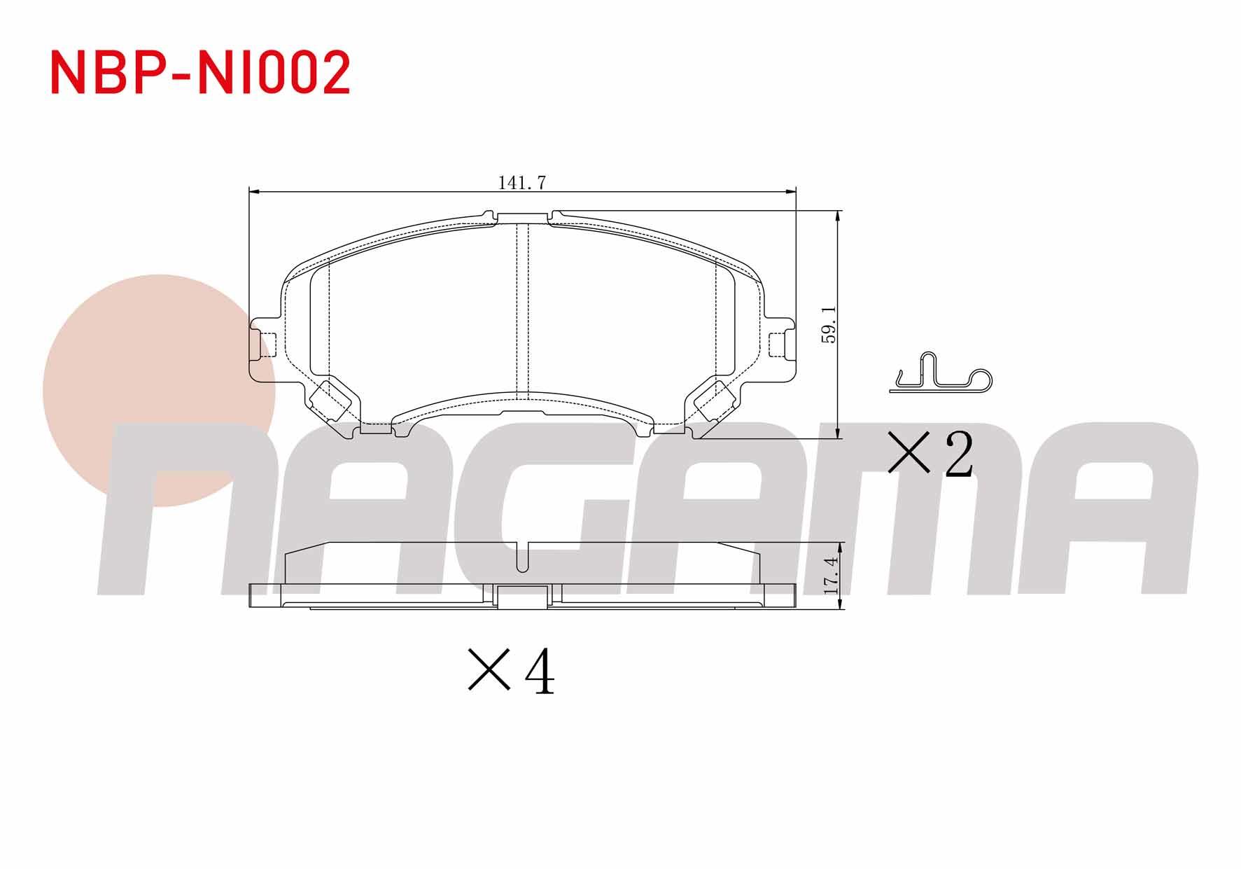 FREN BALATA ON NISSAN QASHQAI 2014- / X-TRAIL 2013-/ RENAULT KADJAR 2015- / MEGANE IV 2016- / TALISMAN 2015-