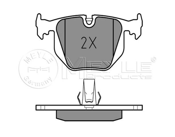 FREN BALATASI ARKA  E38-53
