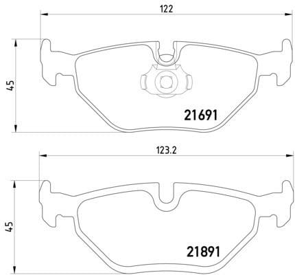 FREN BALATASI ARKA  E39