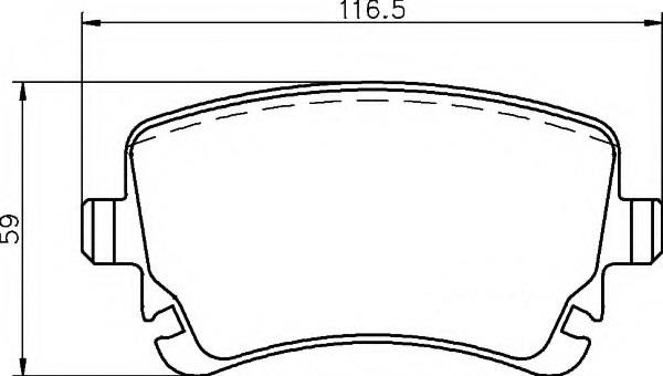 FREN BALATASI ARKA A4-A6-A8 2.3-3.0-3.2 2004> 17,5
