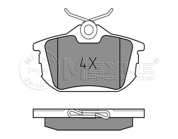 FREN BALATASI ARKA FOR FOUR SMART  2004-06