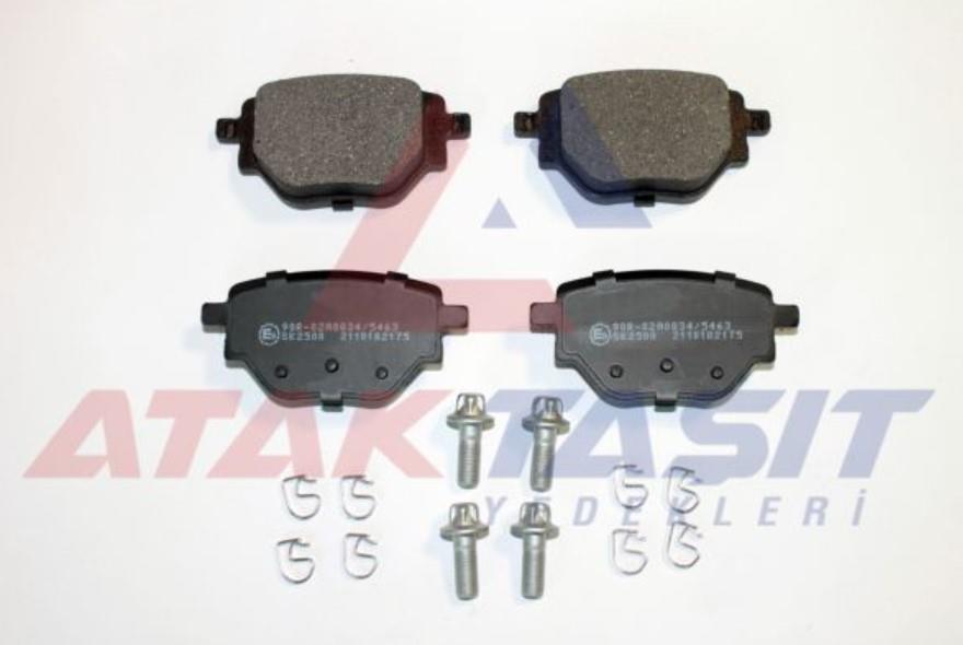 FREN BALATASI ARKA PEUGEOT 208 II - 2008 II 1.2 PureTech - 1.5 BlueHDI 2019- / OPEL CORSA F 1.2 - 1.5 D 2019-