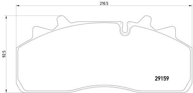 FREN DİSK AYNASI ARKA  115-123-126
