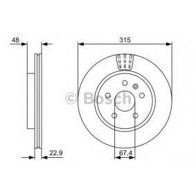 FREN DİSK AYNASI ARKA 17 İNC İNSİGNİA  315MM (2 ADET FİYATI)