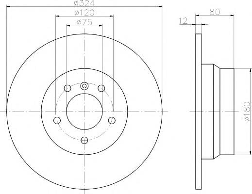 FREN DİSK AYNASI ARKA 3.0D/İ-4.4İ E53