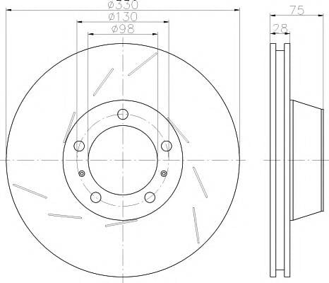 FREN DİSK AYNASI ARKA SOL  PANAMERA