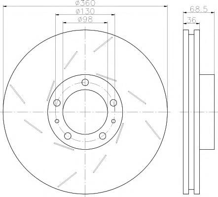 FREN DİSK AYNASI ÖN SAĞ  PANAMERA