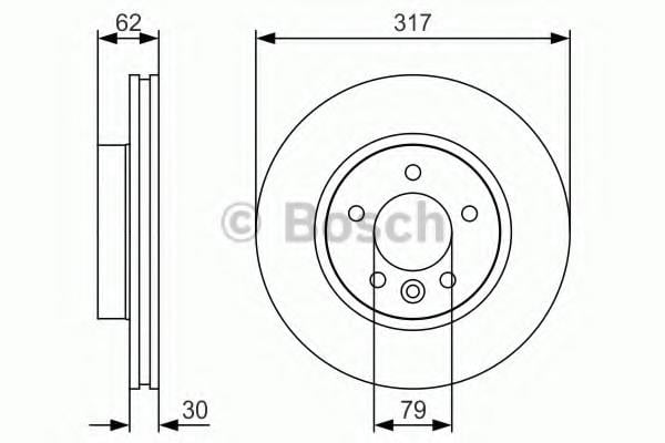 FREN DİSK AYNASI TAKIM ÖN RANGE ROVER SPORT 2.7 SDB000602-SDB000603-SDB000604 (2 ADET FİYATI)