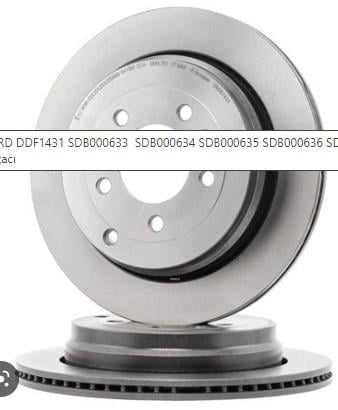 FREN DISKI ARKA HAVALI KAPLAMALI LAND ROVER DISCOVERY III (TAA) 2.7 V6 TDI 5 BIJON 325X20X78,9X59,7 2004-2010 SDB000635 SDB000632 SDB000634 SDB000636