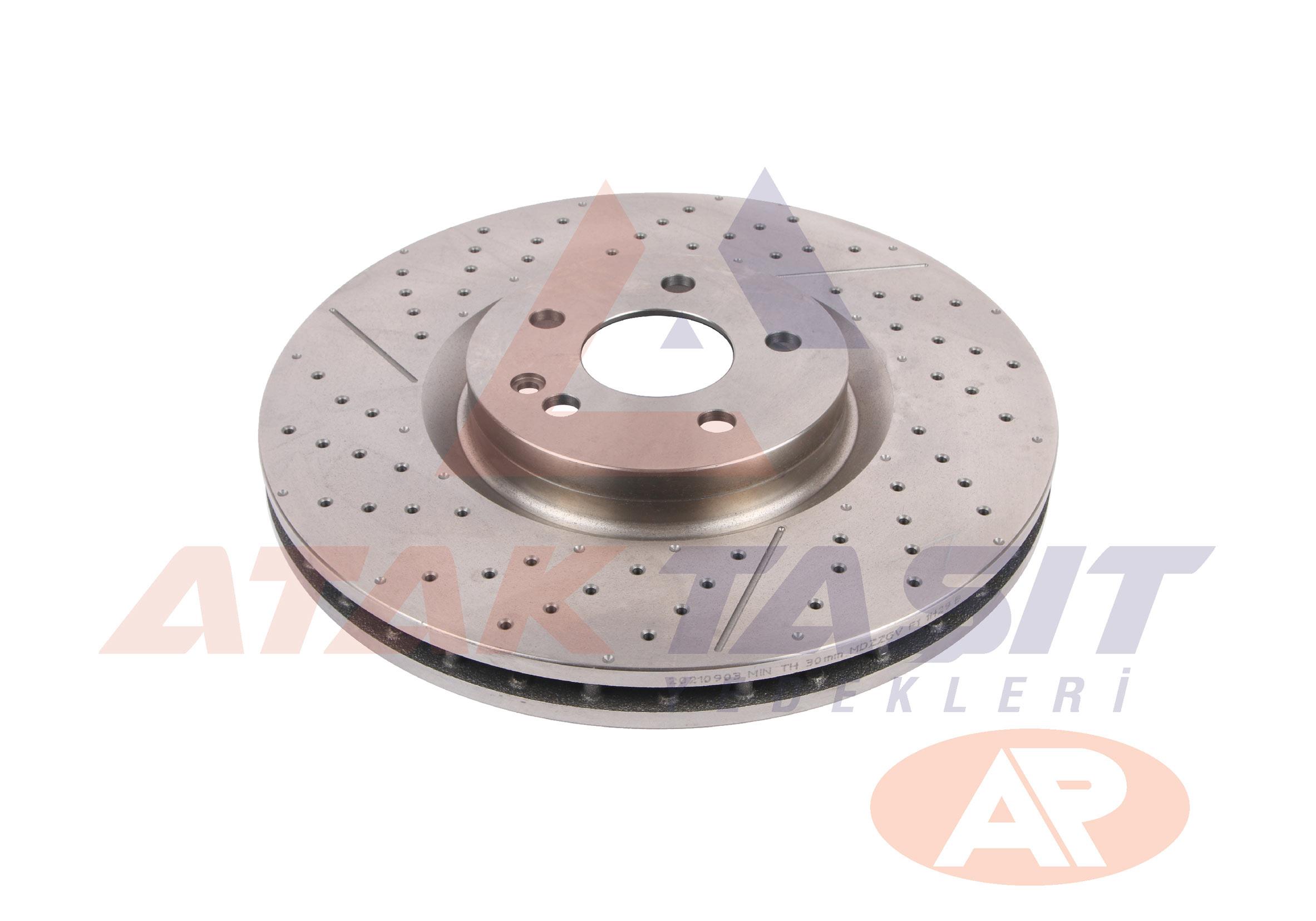 FREN DISKI ON HAVALI PERFORMANS DELIKLI 5 BJN 350X32X67X51 MERCEDES CLA COUPE (C117) 45 AMG 4-matic 2013-2019/ GLA-SERISI (X156) AMG GLA 45 4-matic 2014