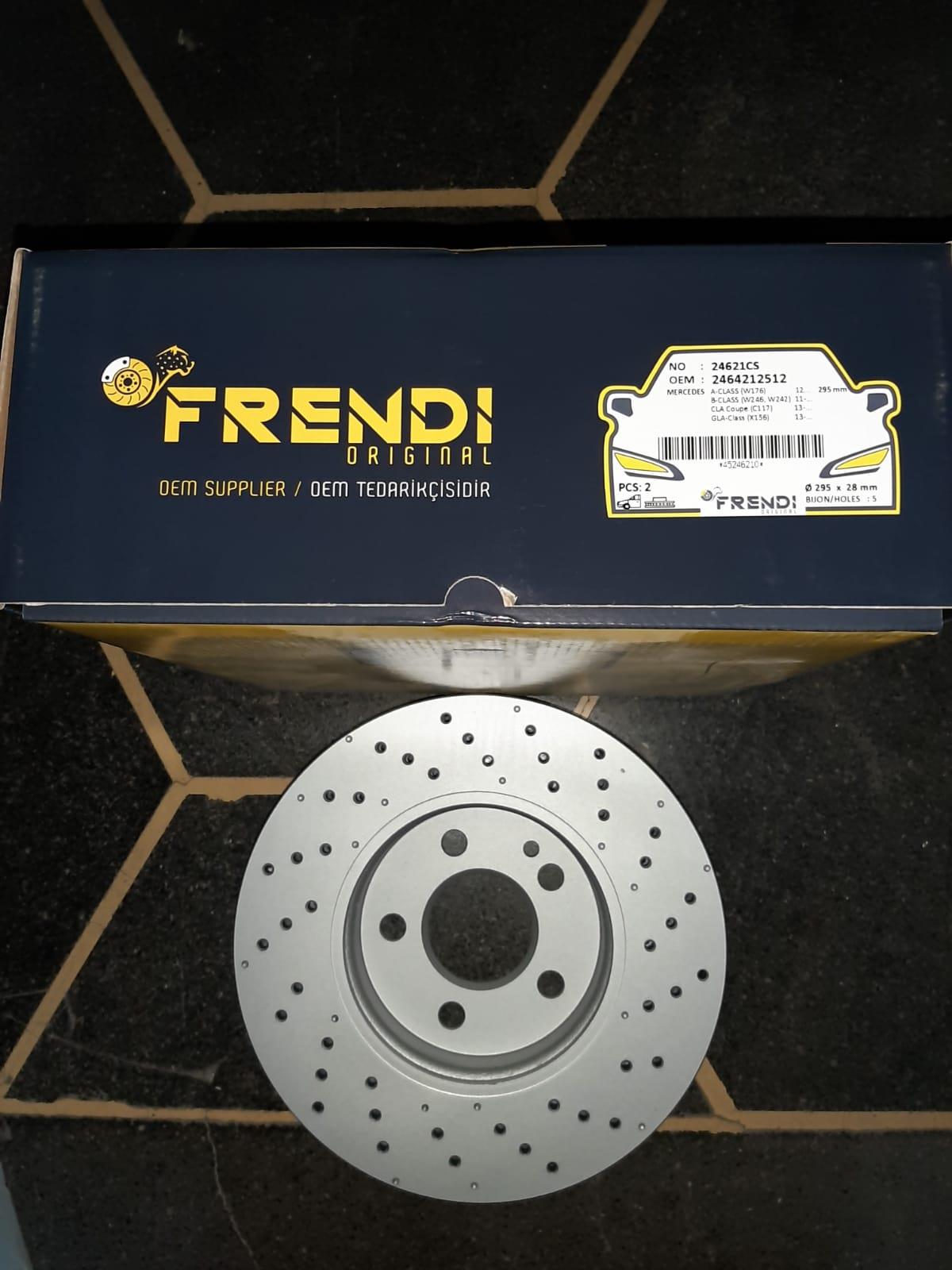 FREN DİSKİ ÖN KARBON KAPLAMALI VE PERFORMANSLI SPORT PAKET W176-246-CLA 12> 92257505 0986479A02 TRW DF6262S