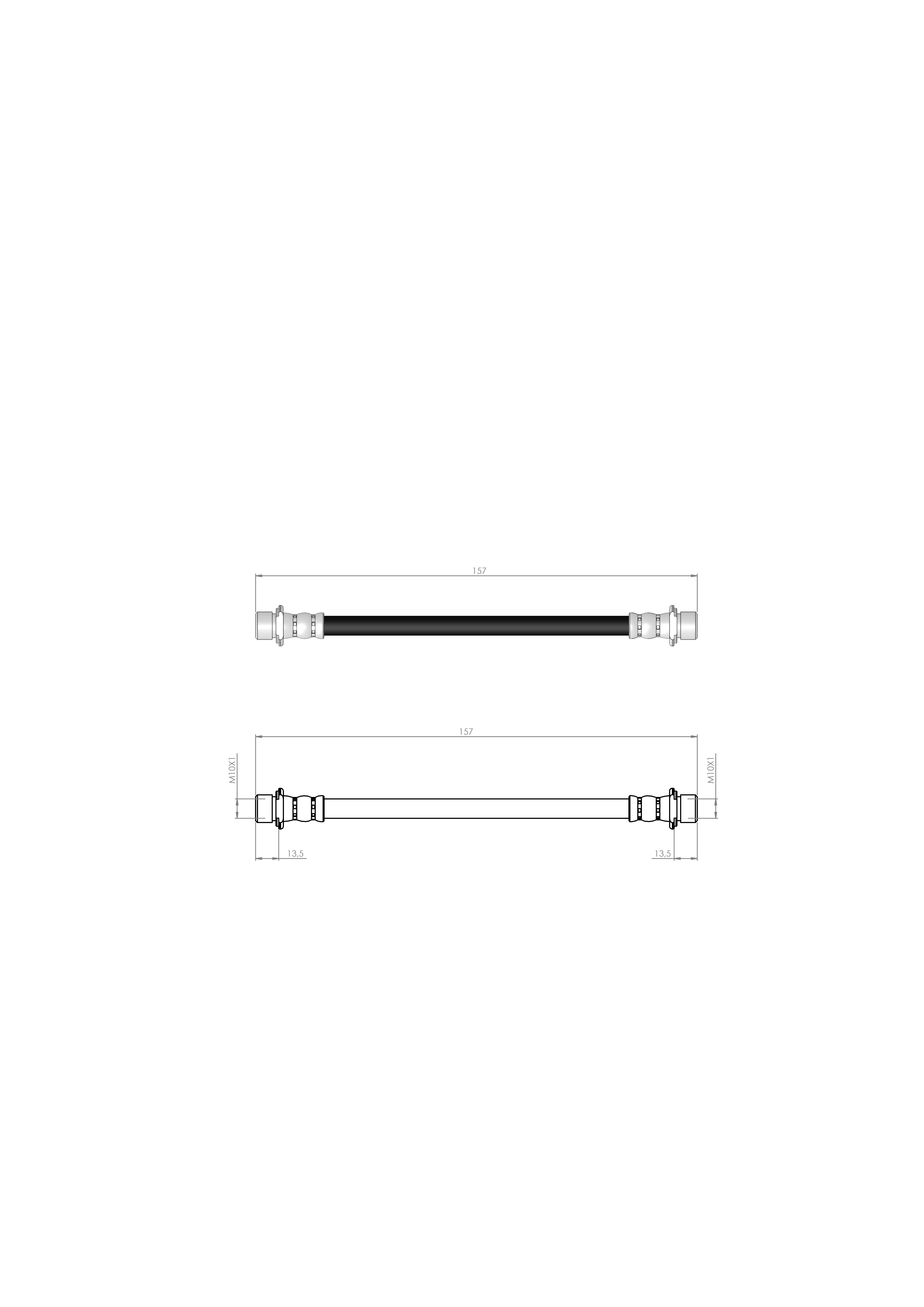 FREN HORTUMU ARKA  İÇ SAĞ COROLLA - AURIS - VERSO  2007/-