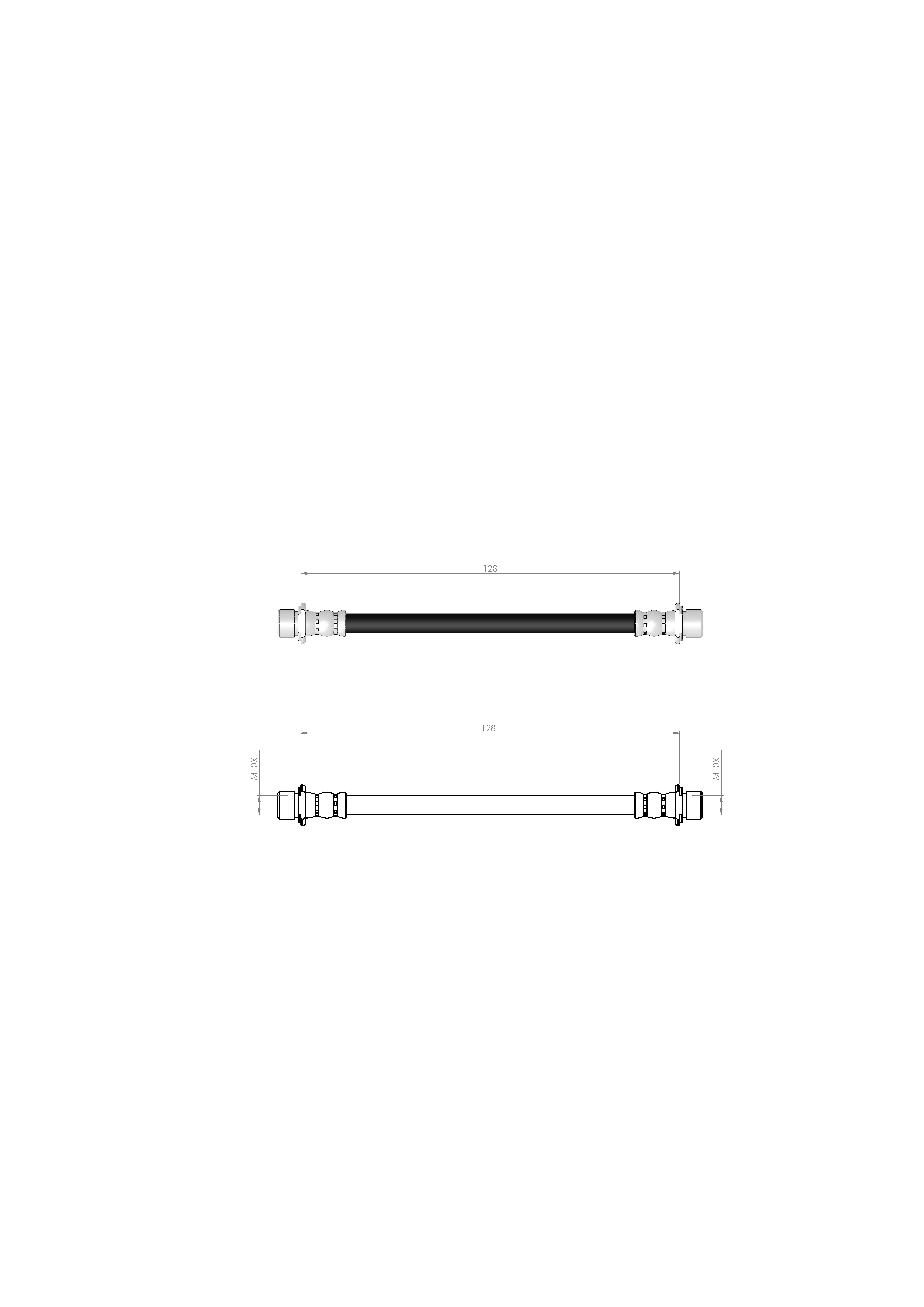 FREN HORTUMU ARKA  SAĞ COROLLA   İÇ E15 - 18 2012/-90947W2025 - 90947W2045