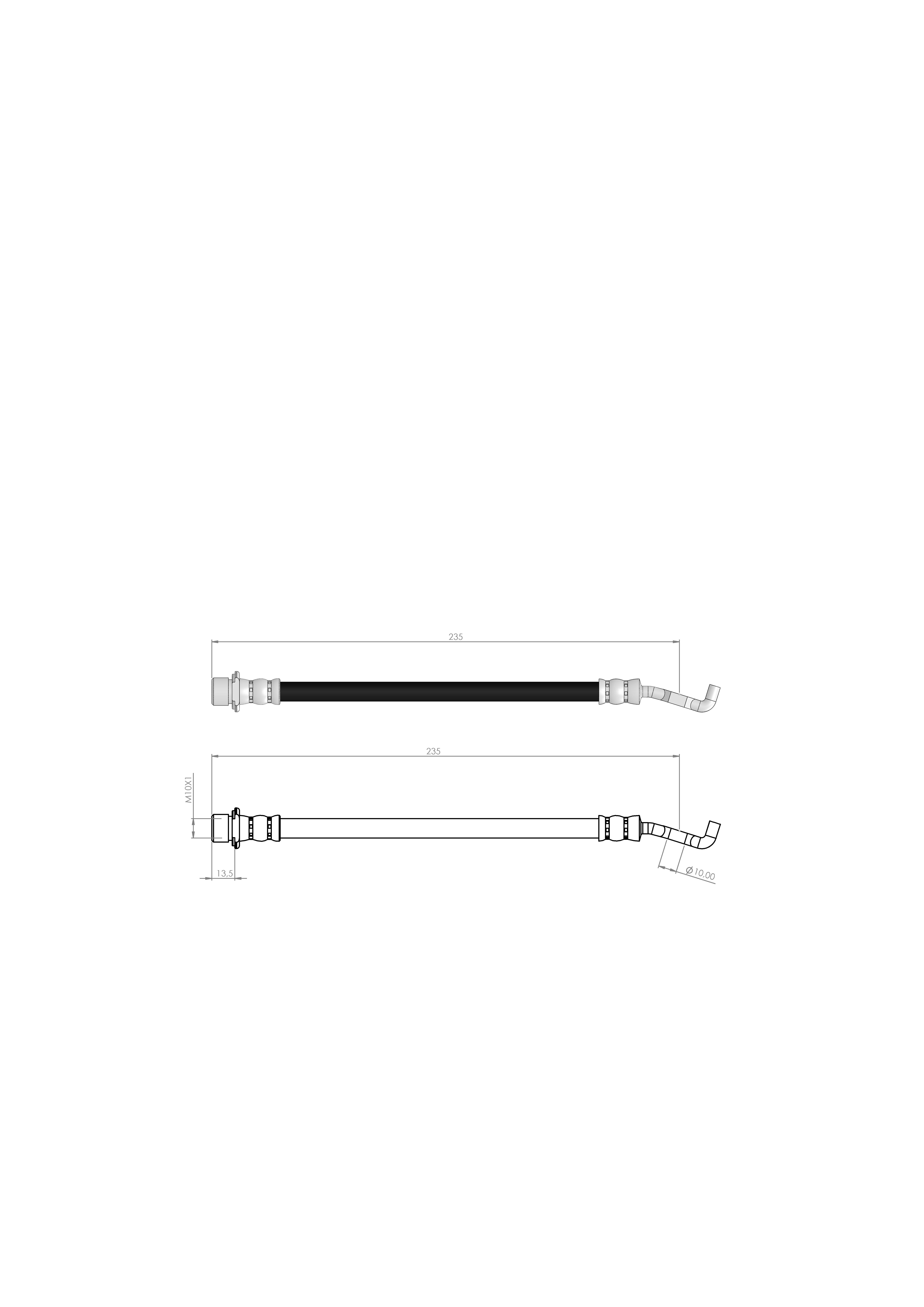 FREN HORTUMU ARKA COROLLA  (VVT) E12 02 - 07 9008094133