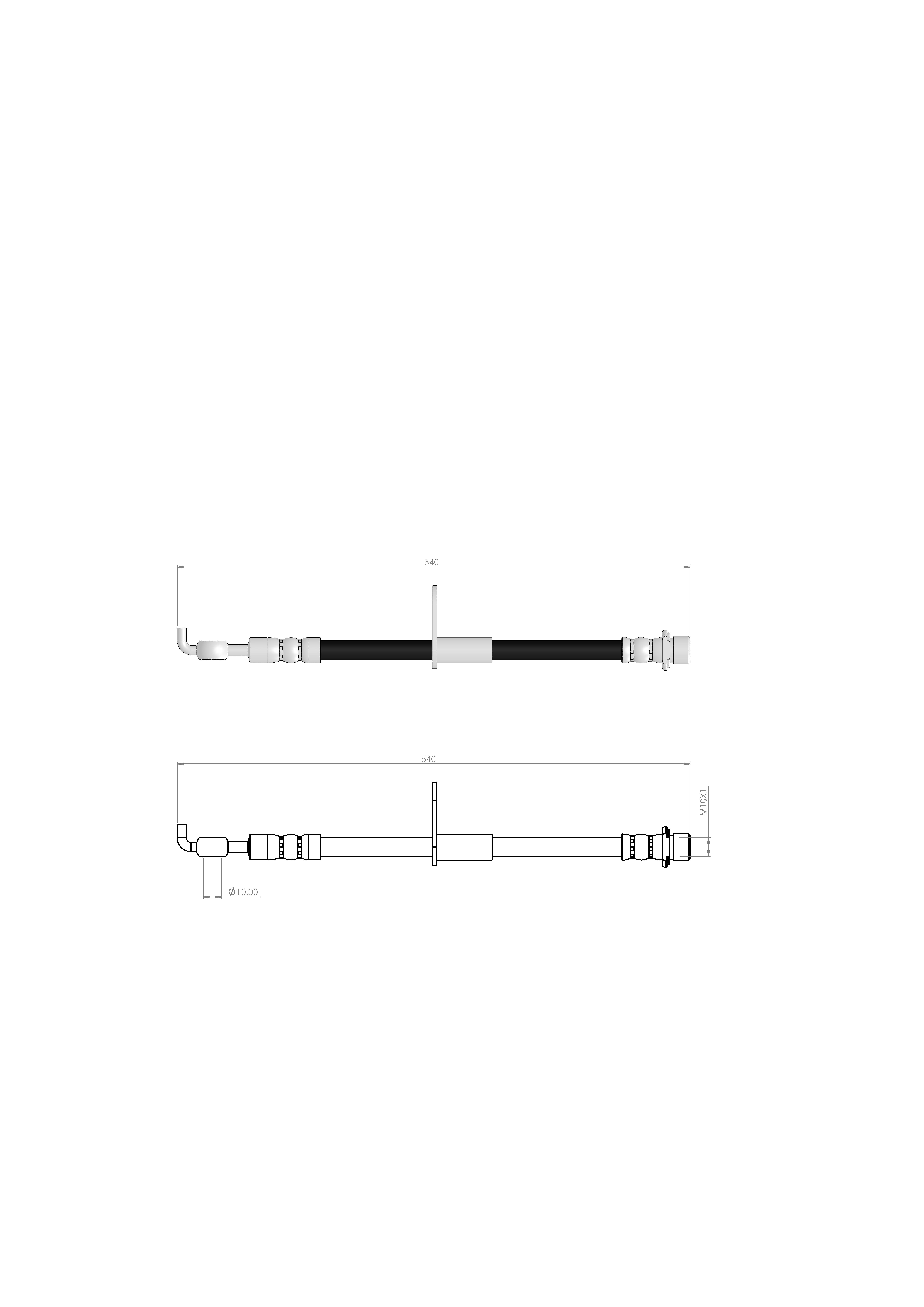 FREN HORTUMU ARKA COROLLA E21 HYBRID 2019/-90947W2068