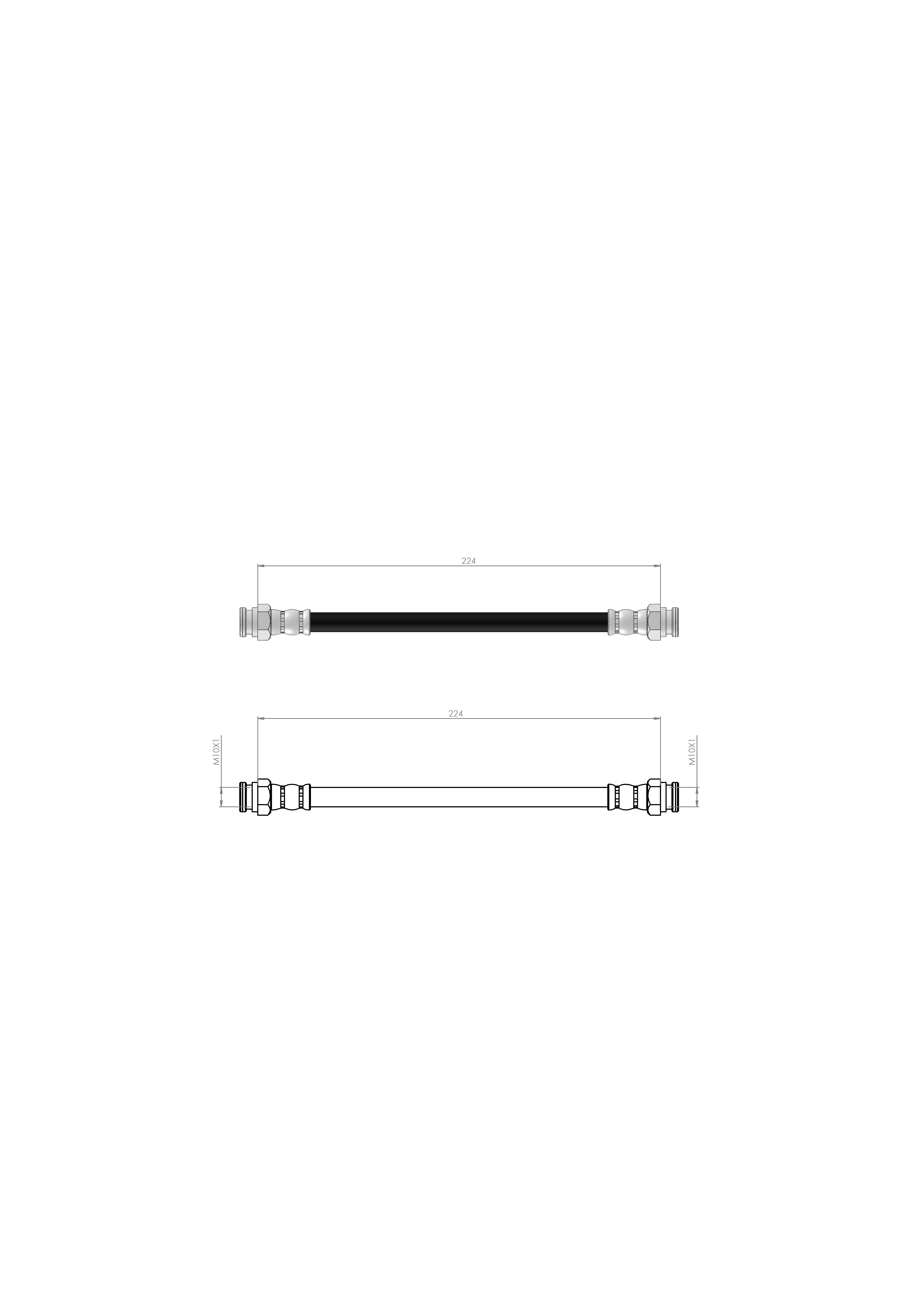 FREN HORTUMU ARKA CORSA E 2014/-562247