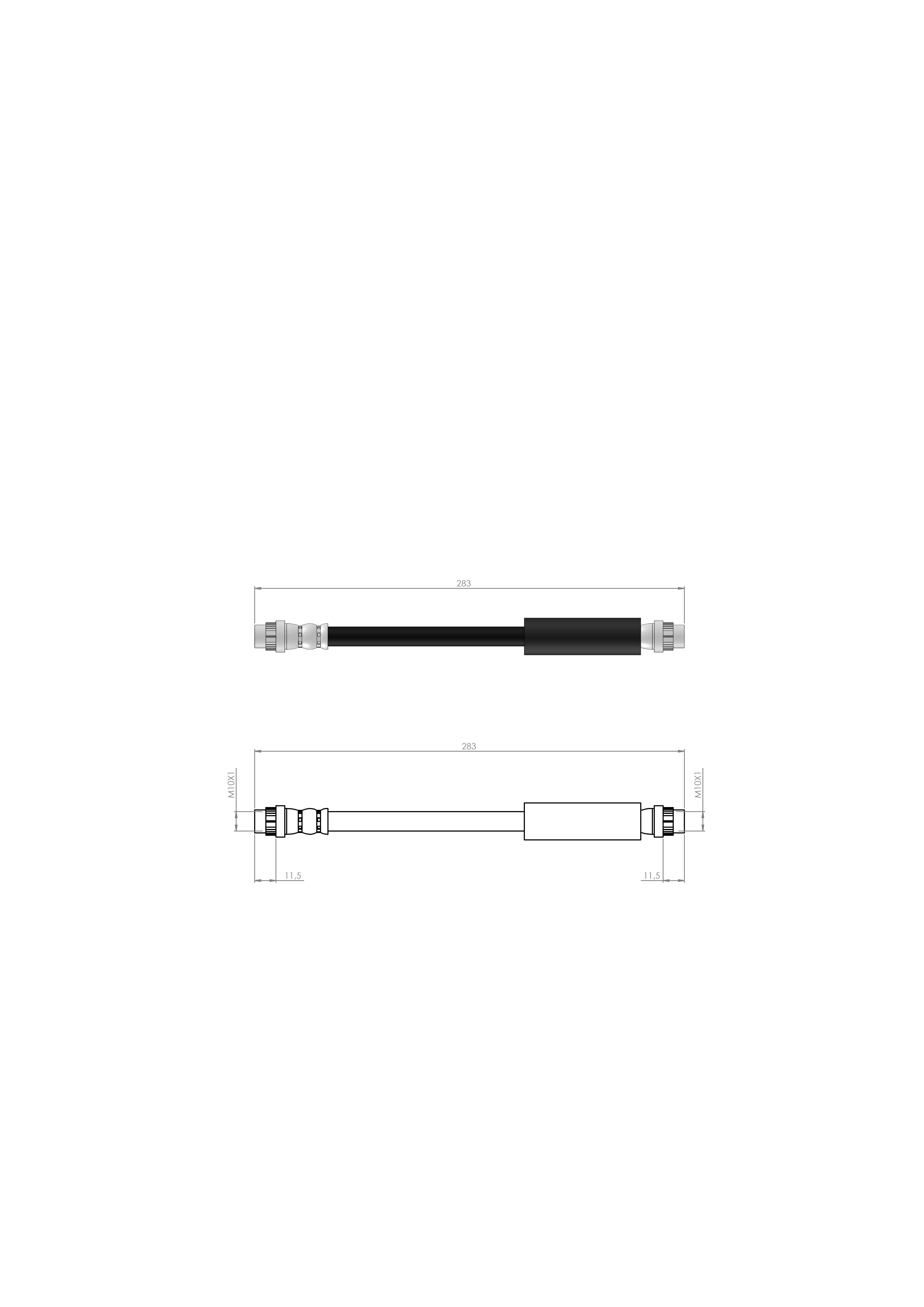 FREN HORTUMU ARKA EXPERT -JUMPY II 2007/-4806H1
