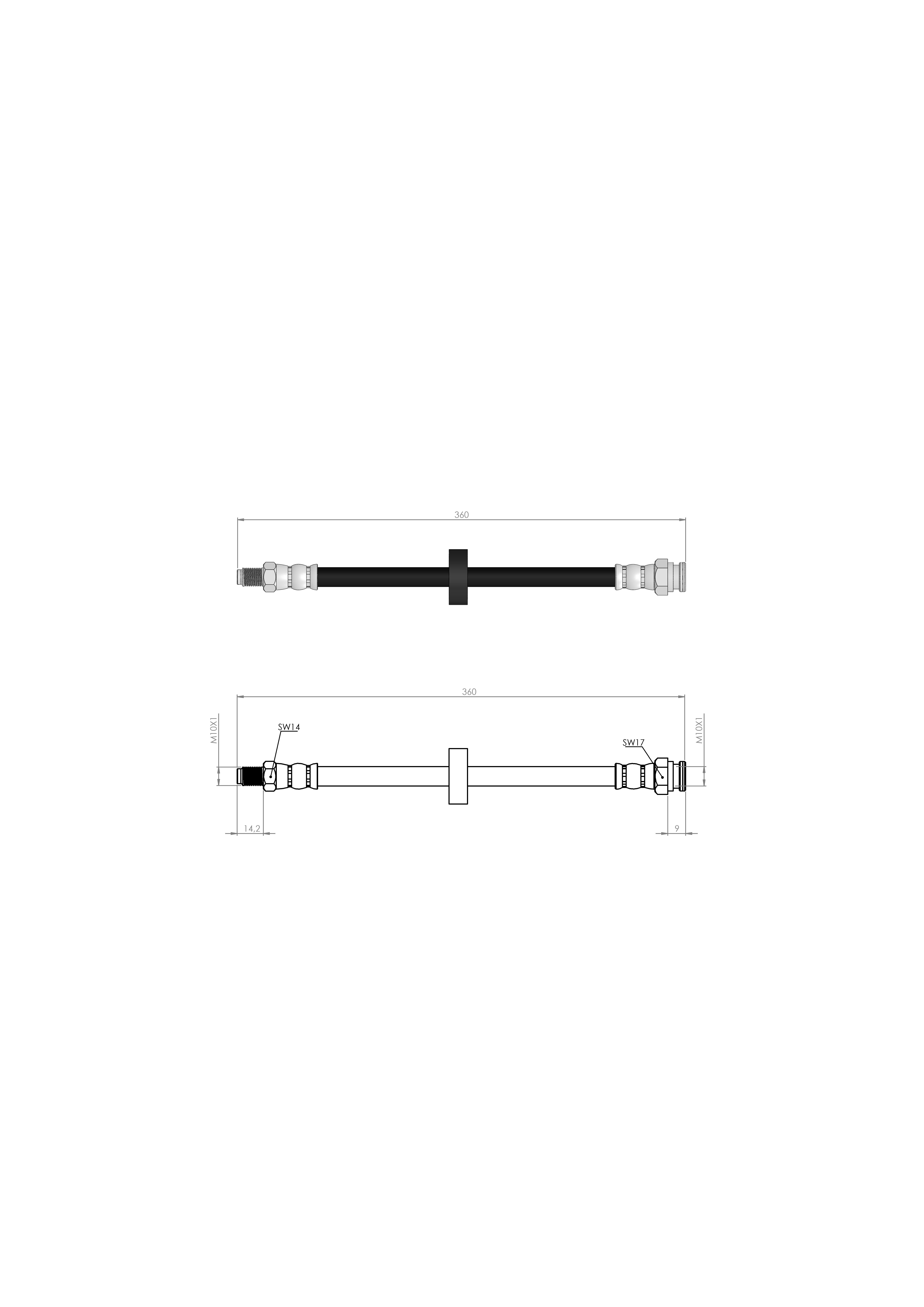 FREN HORTUMU ARKA JUMPER I -BOXER I 94-02 7662724 - 13251588 - 13267284 - 562458