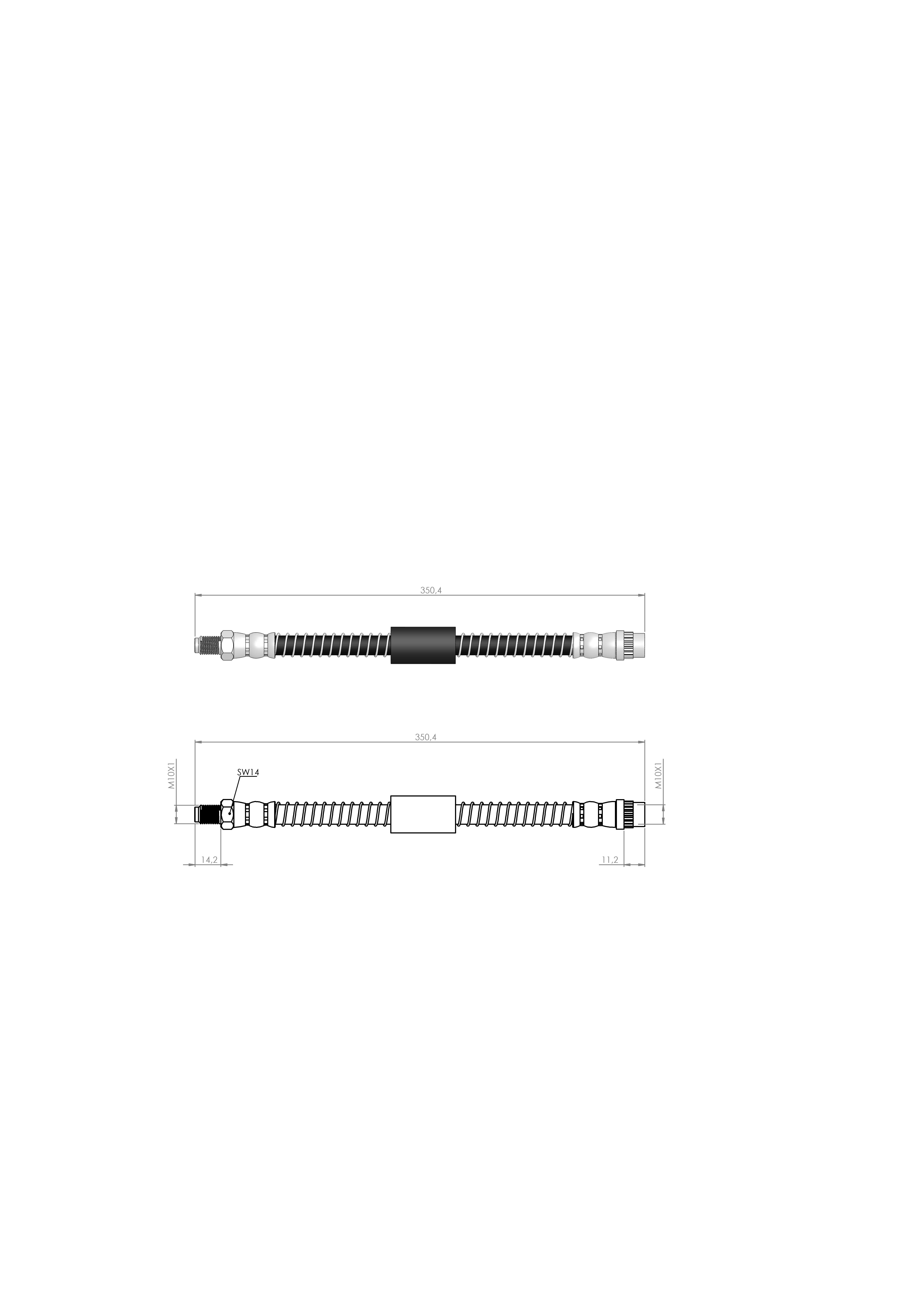 FREN HORTUMU ARKA MASTER II (FREN KALİPERİNDE) 98/-4403662 - 9111662 - 93192669