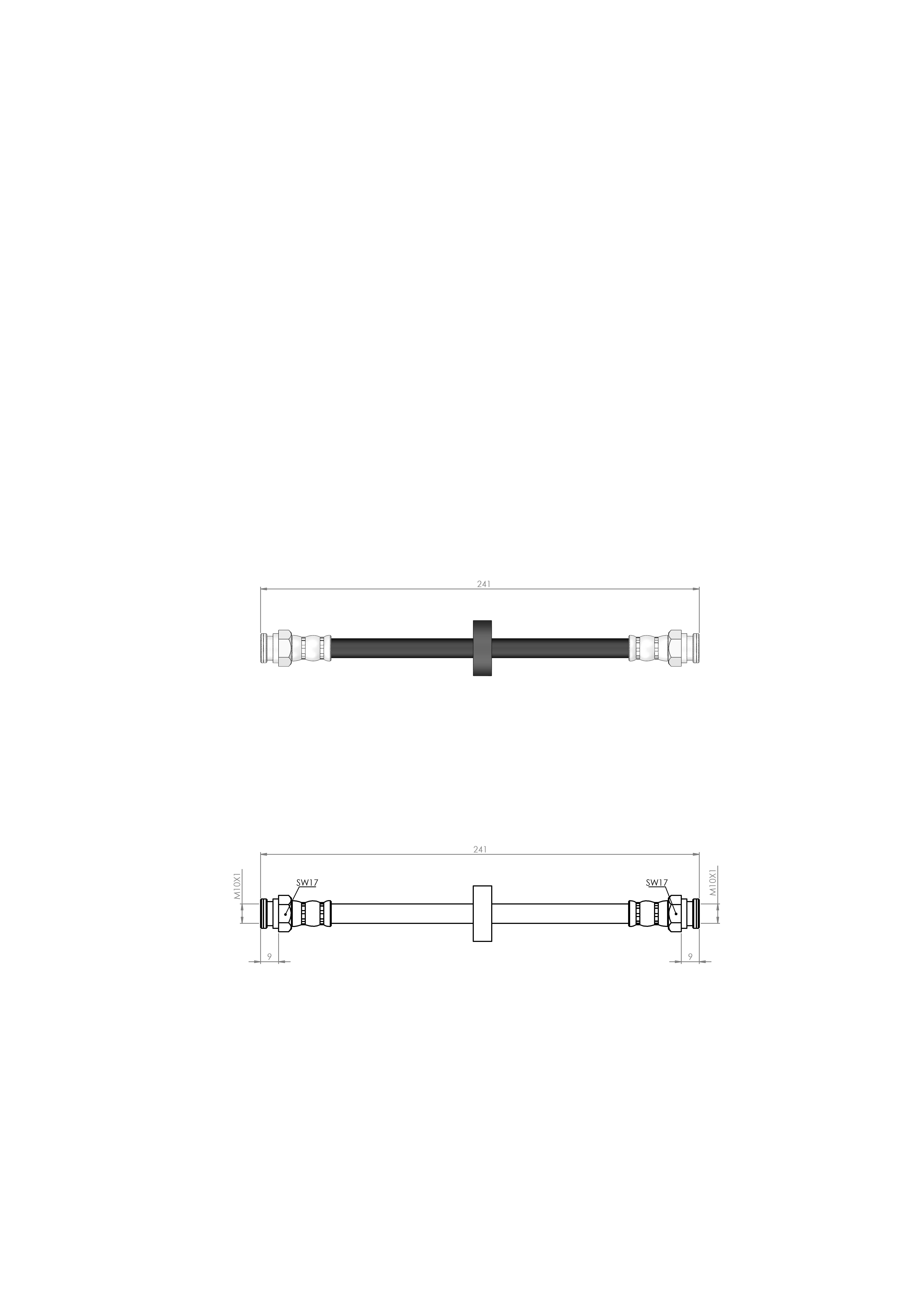 FREN HORTUMU ARKA TEMPRA-TİPO-BRAVA-BRAVO I - MAREA 90-98 7655156 - 7609087