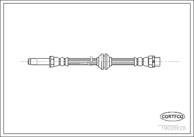 FREN HORTUMU ÖN 405MM E46