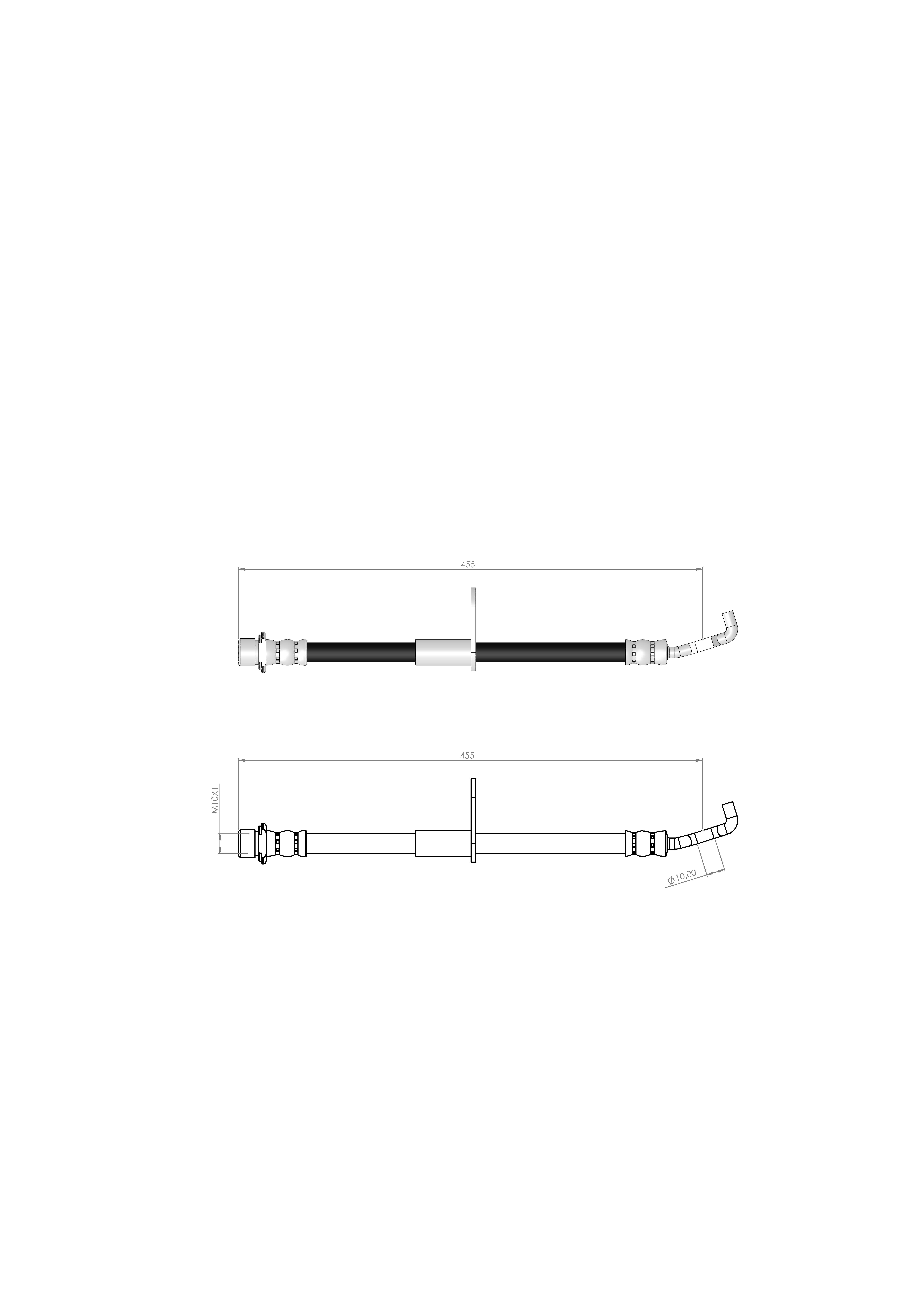 FREN HORTUMU ÖN COROLLA  (AE101) E10 92 - 97 9094702799 - 9094702912 - 9094702913