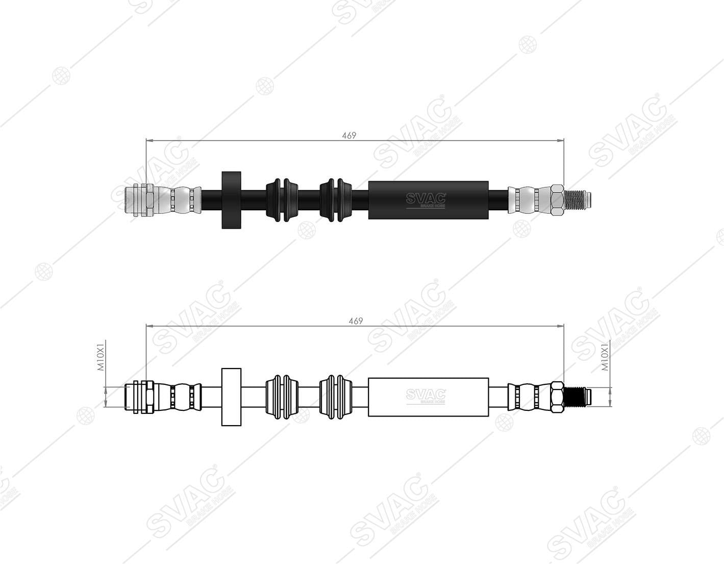 FREN HORTUMU ÖN MERCEDES  C SERIE  W205 -C205- S205 2013/-2054200048 A2054200048