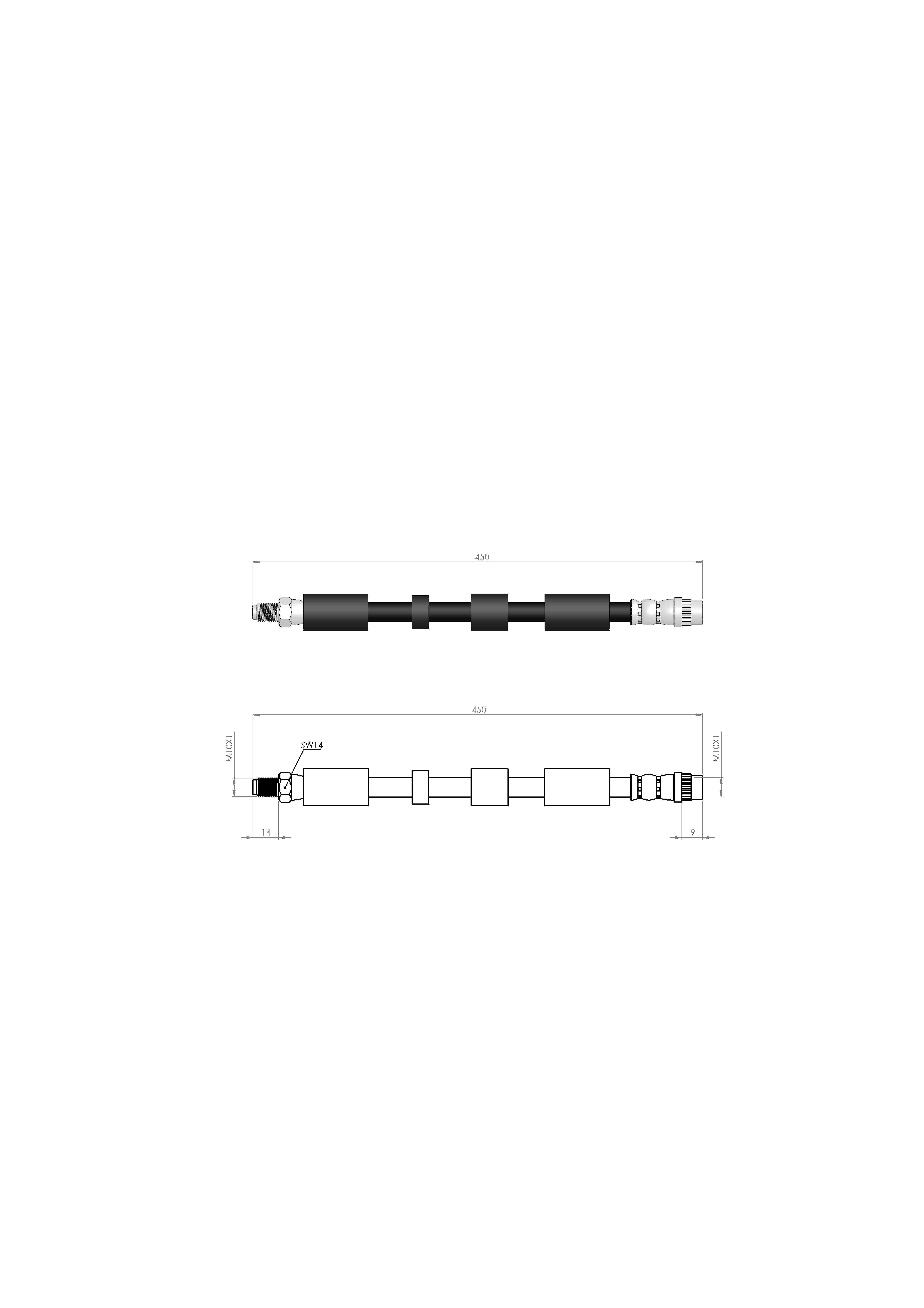 FREN HORTUMU ÖN PARTNER -TEPEE-BERLINGO-C4 2008/-