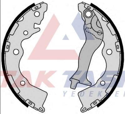 FREN PABUC BALATA ARKA HYUNDAI ACCENT ERA 1.4i 16v LEVYELI 203,2x32 mm 2006-2012/ACCENT ERA 1.5 CRDI- 2006-2012/ACCENT ERA 1.6 CVVT- 2006-2012/RIO II 1.5 CRDI- 2006-2011