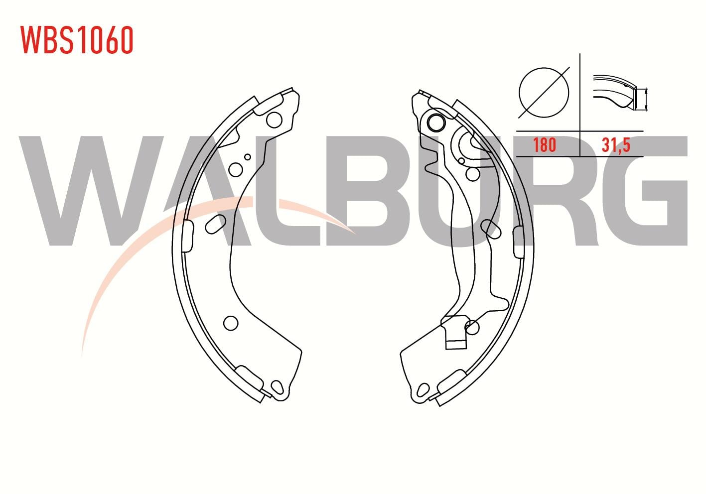 FREN PABUC BALATA ARKA HYUNDAI GETZ (TB) 1.1i LEVYELI 180X31,5 mm 2002-2008/GETZ 1.5 CRDI- 2002-2008/GETZ 1.4i 2002-2008/GETZ 1.6i 2002-2008/GETZ 1.3i