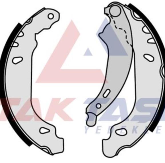 FREN PABUC BALATA ARKA RENAULT CLIO SYMBOL 1.4 LEVYELI 180X42 mm 1998-2005/ CLIO SYMBOL 1.5 DCI- 1998-2005/ CLIO SYMBOL 1.6 1998-2005/ CLIO SYMBOL 1.2 1998-2005