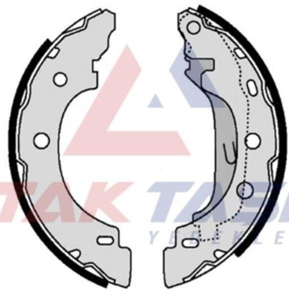 FREN PABUC BALATA ARKA RENAULT KANGOO (KC0/1) 1.4i LEVYELI 203X38 mm 1998-2008/ KANGOO 1.5 DCI- 1998-2008/ KANGOO 1.9 D- 1998-2008